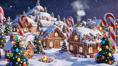 Lebkuchen-Winterprojektion