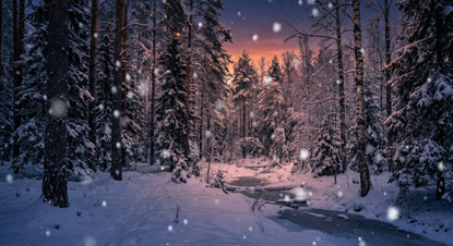 Alpenwinter Projektionsclip