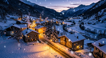 Chalet Lichterprojektion